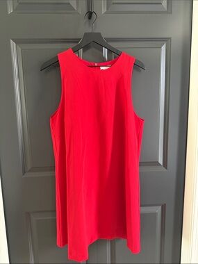 Red Sleeveless A-Line Dress from H&M